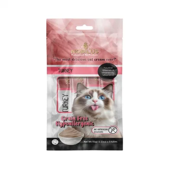 Nobilus Hindi Etli Kedi Ödül Kreması 5 x 15 gr