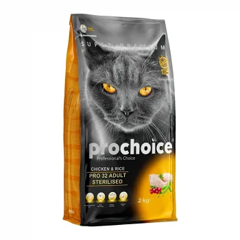 Prochoice Tavuk Etli ve Pirinçli Kısırlaştırılmış Kedi Maması 2 kg