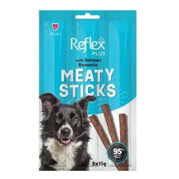 Reflex Plus Meaty Sticks Somonlu Yetişkin Köpek Çubuk Ödül Maması 3x11 gr