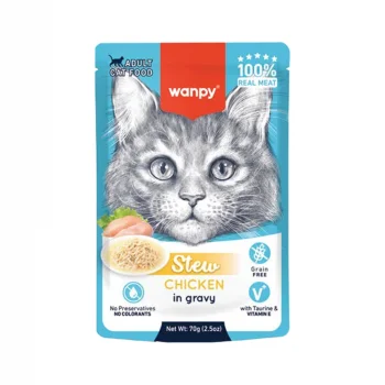 Wanpy Tavuklu Yaş Kedi Maması 70 gr