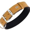 Doggie Comfort Kemik Desenli Deri Boyun Tasması Camel M