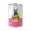 King Kuzu Etli Yetişkin Kedi Konserve Maması (400 g)