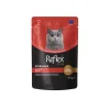 Reflex Plus Jöle İçinde Et Parçacıklı Biftekli Kısırlaştırılmış Yetişkin Kedi Maması 85 Gr