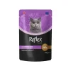 Reflex Plus Jöle İçinde Et Parçacıklı Somonlu & Ton Balıklı Yetişkin Kedi Maması 85 Gr