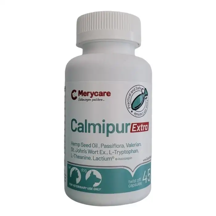 MeryCare Calmipur Kedi Köpek Stres Ve Anksiyete Önleyici 45 Kapsül