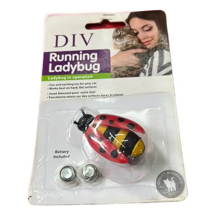 Vetinova Pilli Hareketli Uğur Böceği Kedi Oyuncağı