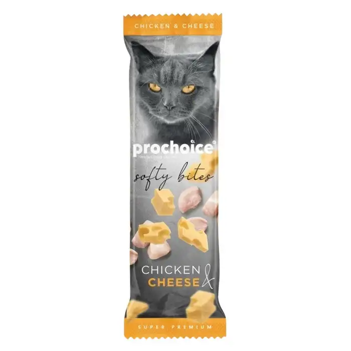 Pro Choice Softy Bites Tavuk & Peynir Yumuşak Kedi Ödülü 10 Gr