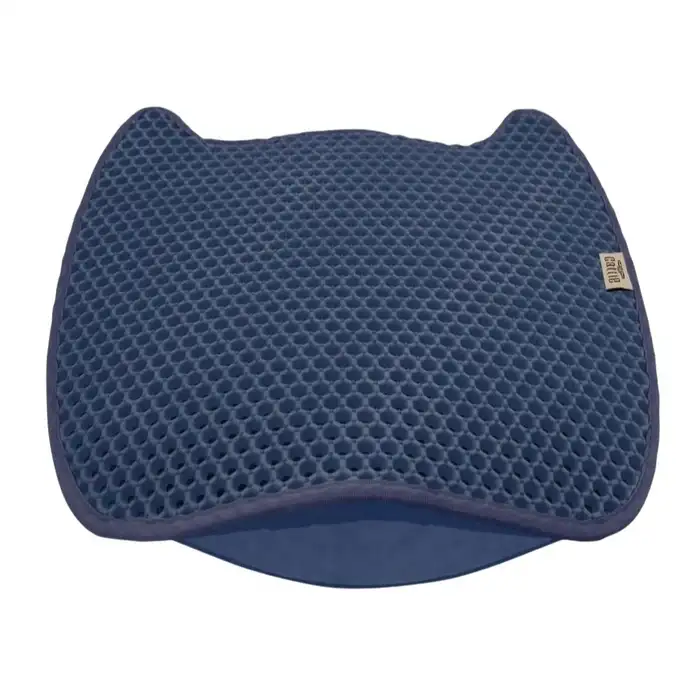 Cattie Kedi Model Kum Toplayıcı Kedi Paspası Lacivert 50x50 Cm