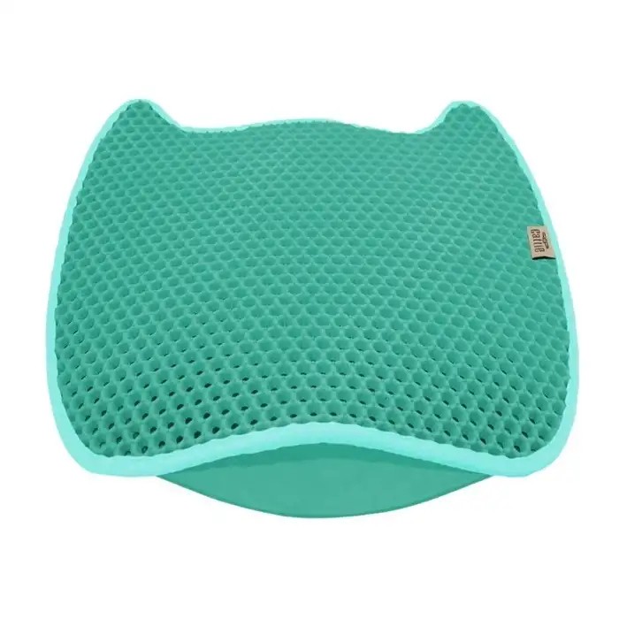 Cattie Fonksiyonel Yeşil Kedi Tuvalet Paspası 50x50 Cm
