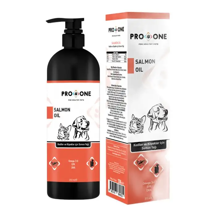 Pro One Salmon Oil Kediler Ve Köpekler İçin Somon Yağı 250 Ml