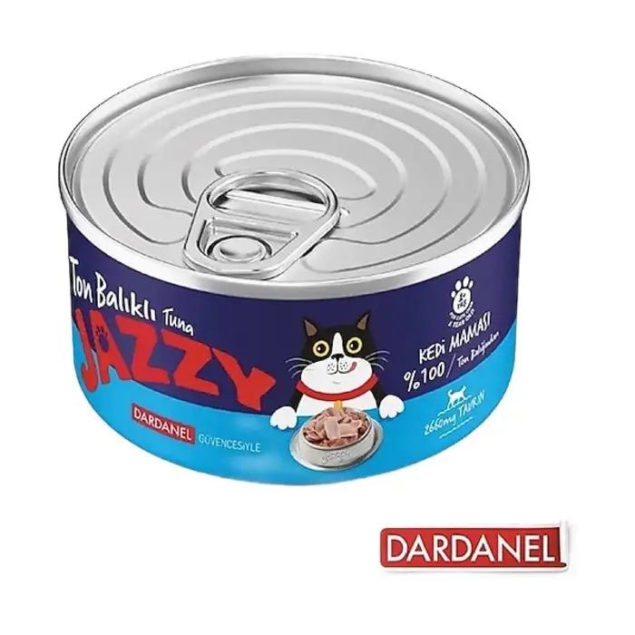 Jazzy Konserve Yetişkin Kedi Maması Ton Balıklı 90 Gr