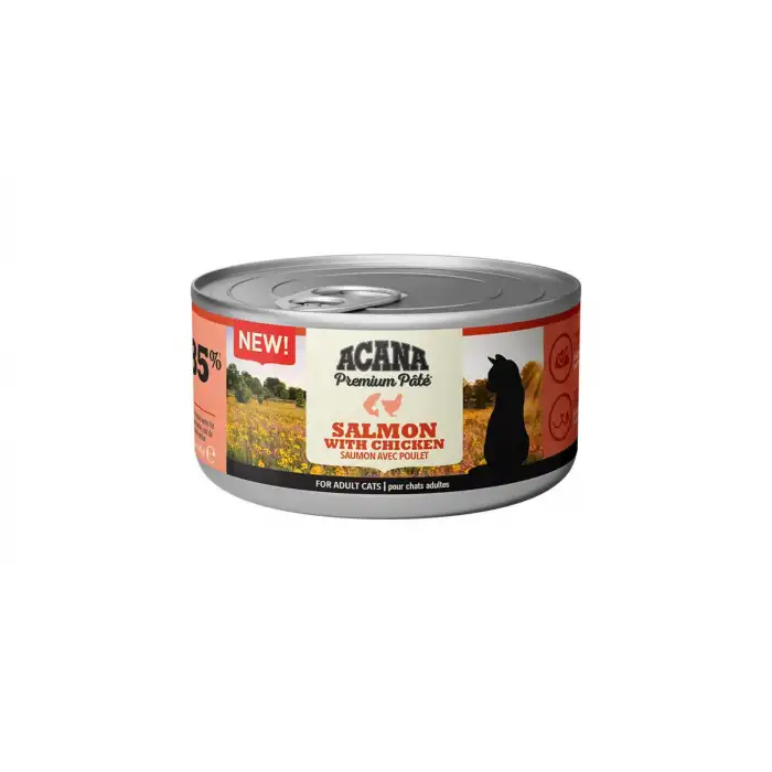 Acana Premium Somon Balıklı & Tavuklu Yaş Kedi Maması 85 gr