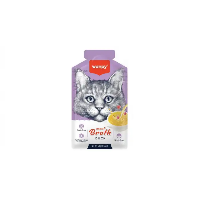 Wanpy Kediler İçin Ördek Eti Çorbası 50 g