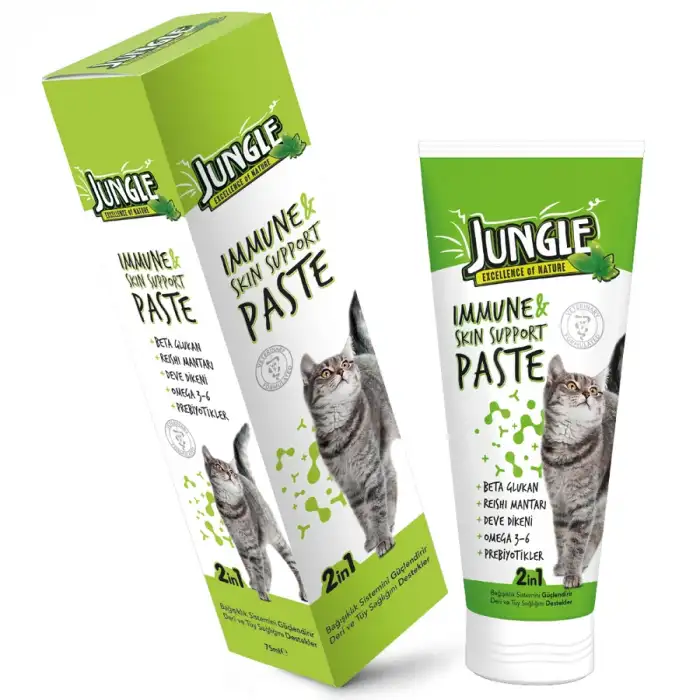 Jungle Bağışıklık ve Deri Destekli Kedi Maltı (75 ml)
