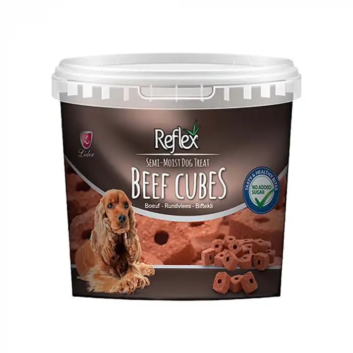 Reflex Biftek Etli Küp Köpek Ödülü (500 g)