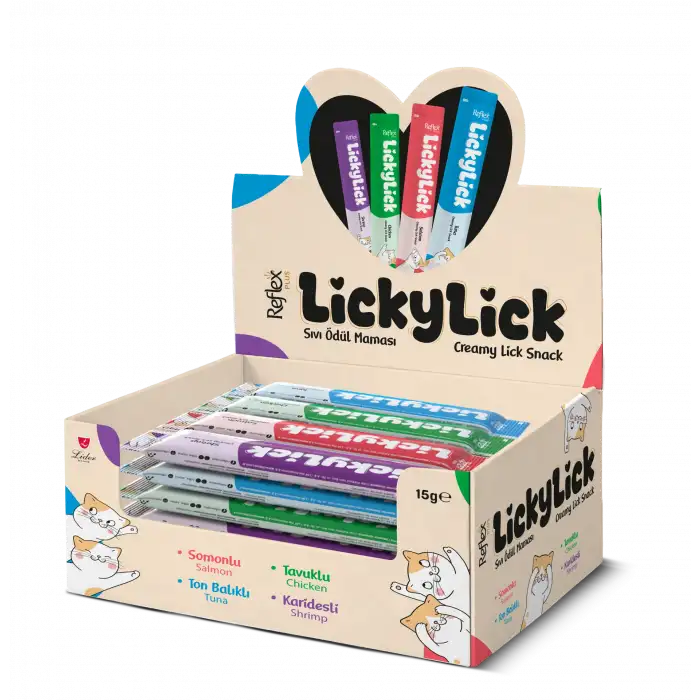 Reflex Plus LickyLick Karışık Kedi Ödül Maması (72 x 15 g)