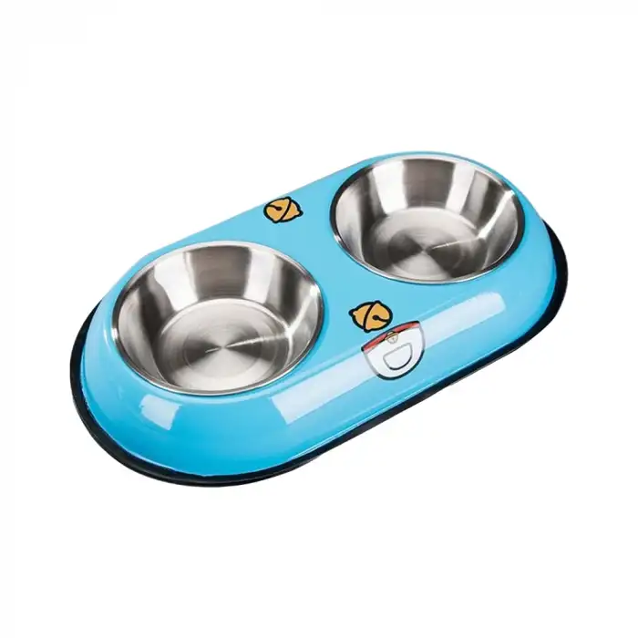 Maxi Life İkili Çelik Mama Kabı (38,5 cm)