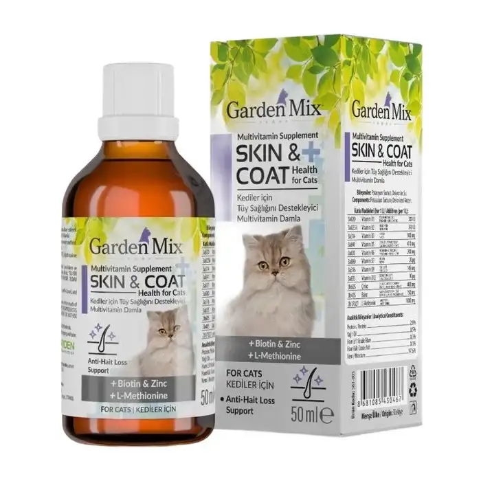Garden Mix Kedi Tüy Sağlığı Destekleyici Damla (50 ml)