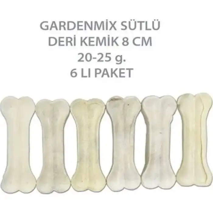 Garden Mix Sütlü Deri Kemik 6lı