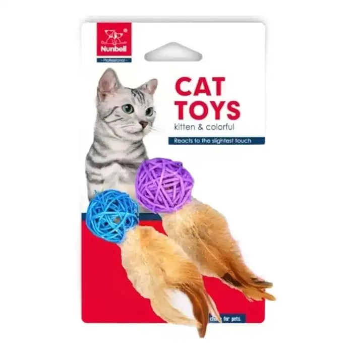 Nunbell Bambu Renkli Toplar 2li