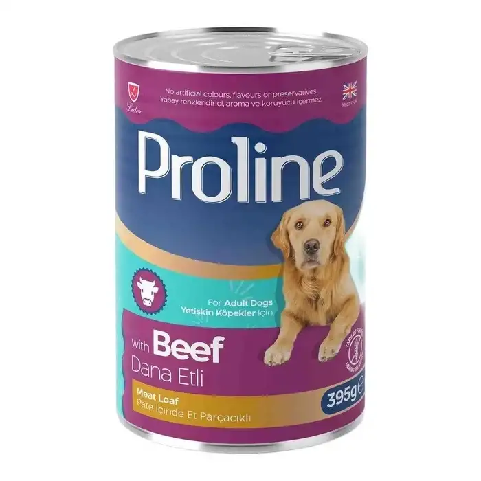 Proline Parça Dana Etli Ezme Yetişkin Köpek Konservesi 395 Gr