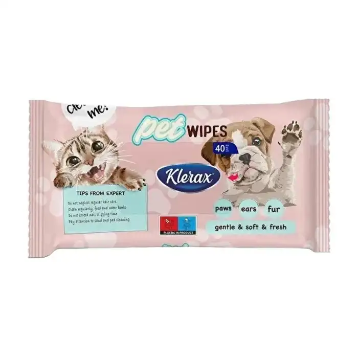 Reflex Pet Wipes Evcil Hayvanlar Için Temizlik Mendili 10 Yaprak