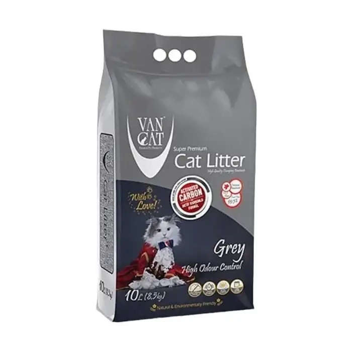 VanCat Aktif Karbonlu İnce Taneli Kedi Kumu (10 L)