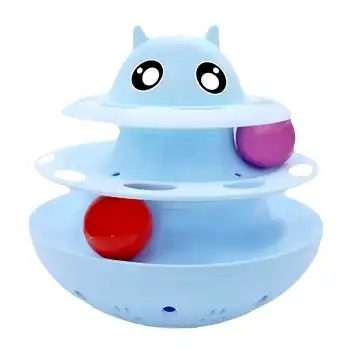 Nunbell Mama Hazneli Mavi Hacı Yatmaz Kedi Oyuncağı