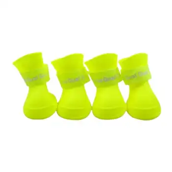 Ha Guai Silikon Sarı Köpek Ayakkabısı Medium