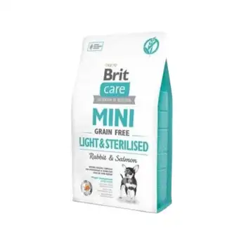Brit Care Mini Light Kısırlaştırılmış Küçük Irk Tavşanlı Köpek Maması 2 Kg