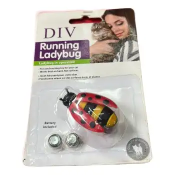 Vetinova Pilli Hareketli Uğur Böceği Kedi Oyuncağı