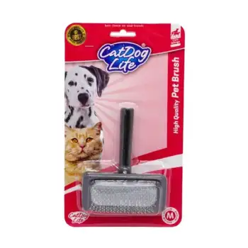 Catdoglife Kedi Ve Köpekler İçin Ahşap Telli Fırça M