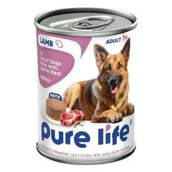 Pure Life Pate Kuzu Etli Yetişkin Köpek Konserve Maması 400 Gr