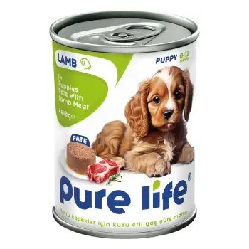 Pure Life Pate Kuzu Etli Yavru Köpek Konserve Maması 400 Gr