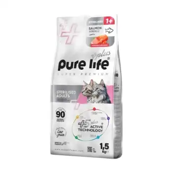 Pure Life Sterilised Somonlu Kısırlaştırılmış Kedi Maması 1,5 Kg