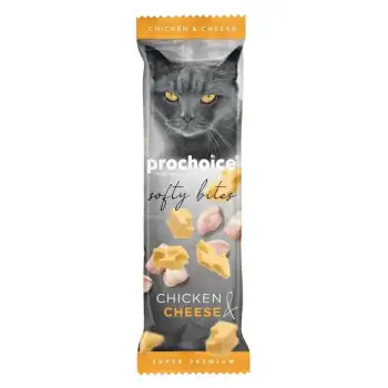 Pro Choice Softy Bites Tavuk & Peynir Yumuşak Kedi Ödülü 10 Gr