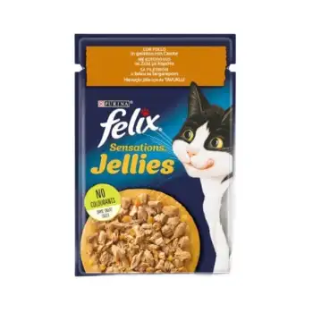 Felix Jöle İçinde Tavuklu Ve Havuçlu Yetişkin Kedi Yaş Konserve Maması 85 Gr