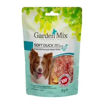 Garden Mix Ördek Etli Yumuşak Sağlıklı, Doğal Ve Sindrimi Kolay Köpek Ödülü 75 Gr