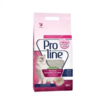 Proline İnce Taneli Bebek Pudralı Topaklaşan Kedi Kumu 20 lt