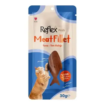 Reflex Plus Meat Fillet Ton Balıklı Fileto Kedi Ödül Maması 30 Gr