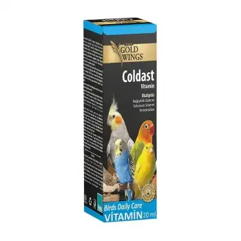 Gold Wings Coldast Kuşlar İçin Solunum Sistemi Destekleyici Sıvı Vitamin 20 Ml