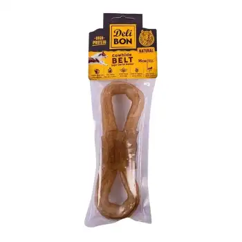 Delibon Deri El İşi Kemik Kemer Model Naturel 15 Cm