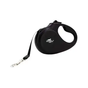 Doggie Master Otomatik Köpek Tasması Siyah Xs 3 M