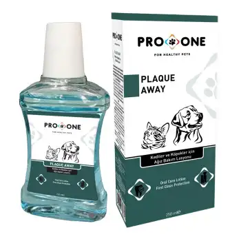 Pro One Plaque Away Kediler Ve Köpekler İçin Ağız Bakım Losyonu 250 Ml