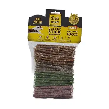 Delibon Deri Karışık Renkli İnce Çubuk 100 Adet