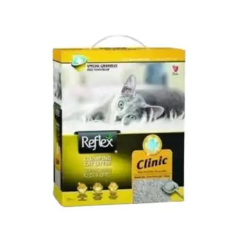 Reflex Klinik Özel Tanecik Süper Hızlı Topaklanan Kedi Kumu 10 Lt