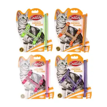 Catlife Reflektörlü Kedi Göğüs Gezdirme Tasma