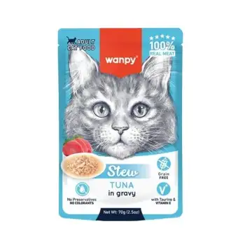 Wanpy Ton Balıklı Yaş Kedi Maması 70 Gr