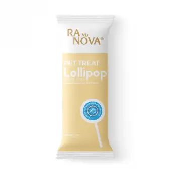 Ranova Keçi Sütlü Doğal Kurutulmuş Lolipop Kedi Ödülü 1.4 g