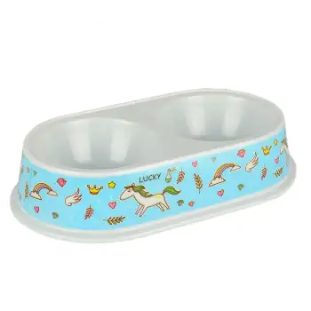 Flip Kedi Köpek İkili Melamin Mama ve Su Kabı